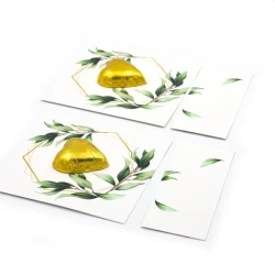 Открытка с логотипом 7.5 г скретч нанесение и отрывная часть