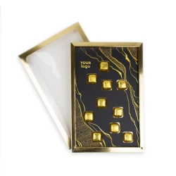 Шоколадный набор Трюфель с Вашим лого 100 г Крышка-дно