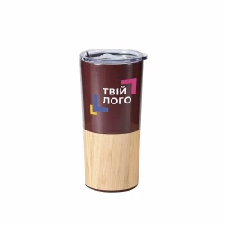 Термокружка Mao 500 мл из бамбука под ваш логотип