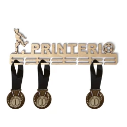 Медальница для футбола с вашим логотипом