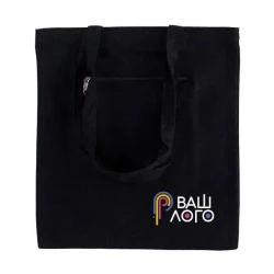 Сумка ULTRA 38х42 см с ручками длиной 70 см и передним карманом на молнии для печати вашего лого