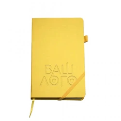 Блокнот в клетку А5 Hard твердая обложка с логотипом