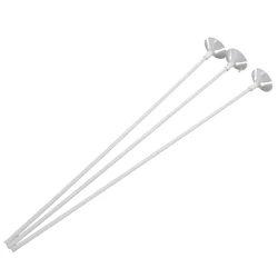 Пластиковая палочка раздельная с насадкой белая 32 см