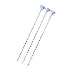 Пластиковая палочка сплошная белая 32 см