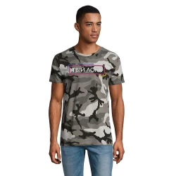 Футболка мужская SOL'S Camo men с Вашим лого