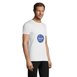 Спортивная быстросохнущая футболка SOL'S Sprint с логотипом унисекс