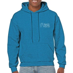 Реглан с капюшоном Gildan Heavy Blend унисекс с логотипом