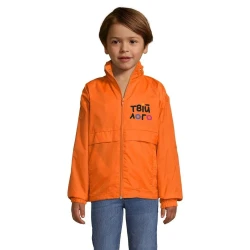 Ветровка детская SOL'S Surf kids с печатью логотипа
