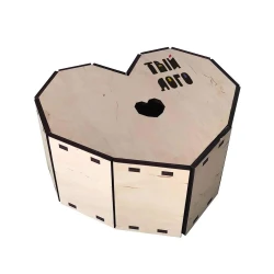 Короб сердце с вашим логотипом