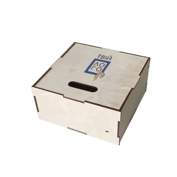 Подарочная коробка квадратная для нанесения вашего логотипа