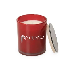 Свеча ароматическая Elvena 8х9 см с лого компании