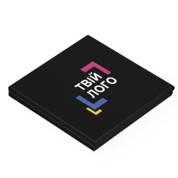 Зеркальце компактное складное Glaz 5.9х6.1х0.6 см с лого