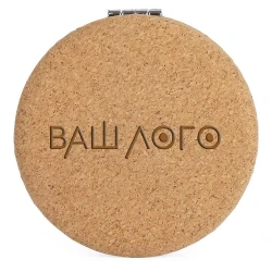 Зеркальце компактное складное Jolly 7.2х1.8 см с логотипом