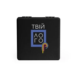 Зеркальце компактное складное LaMirror 7.2х7.2х1 см с Вашим логотипом