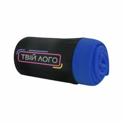 Плед флисовый в чехле Warm с Вашим лого 150х180 см