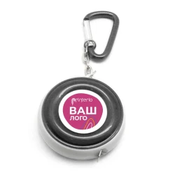 Рулетка-брелок Universal, 2 м в пластиковом корпусе с логотипом