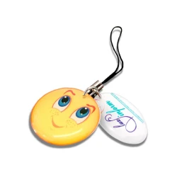 Брелок смоляной индивидуальной формы под ваш логотип