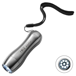 Фонарик 'Camilla' алюминиевый 9 LED с логотипом