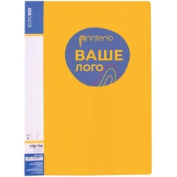 Папка-скоросшиватель А4 пластиковая CLIP А с Вашим лого