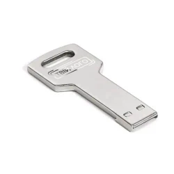 Флешка метлическая USB 2.0 в виде ключа с вашим лого 16 Gb