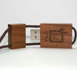 USB-Флешка на 64Gb на шнурке с логотипом