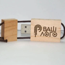 USB-Флешка на 8Gb на шнурке с логотипом