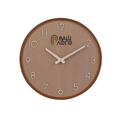 Часы настенные WoodTime 31 см с логотипом