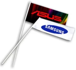 Настольные флажки, 20х10см для печати вашего логотипа