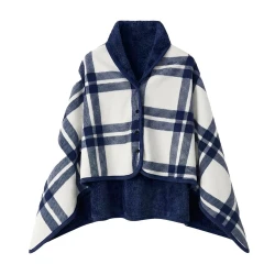 Плед-пончо флисовый Poncho L 100х140 см с вашим лого