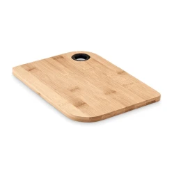 Бамбуковая разделочная доска BAYBA CLEAN 24,5×17,5×1 см с лого