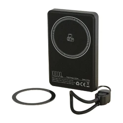Повербанк THOR 10 000mAh/38,5Wh с зарядкой, MagSafe, подставкой и кабелем Type-C/Type-C, PD20W с лого