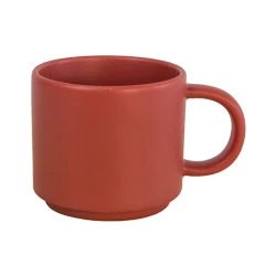 Керамическая чашка GOA 320 мл матовая с лого