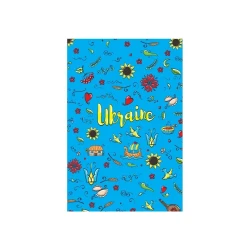 Блокнот А5 UA, клит., 80 л. с логотипом